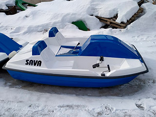 Трехместный водный велосипед катамаран САВА / SAVA 300 V Beach